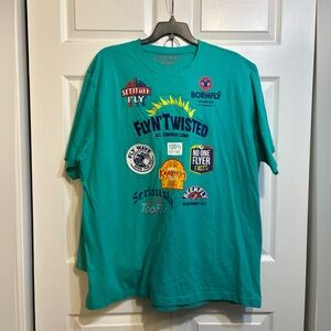 NWT Born Fly Set T Shirt Size 3X Shorts 2X Superior Set It Off Fly 100% FLY/VOL